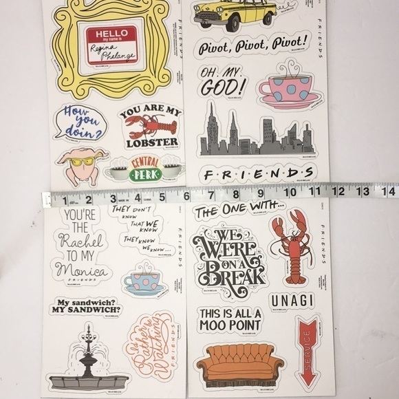 NWT Friends Refrigerator Magnets set of 25 - Picture 3 of 6